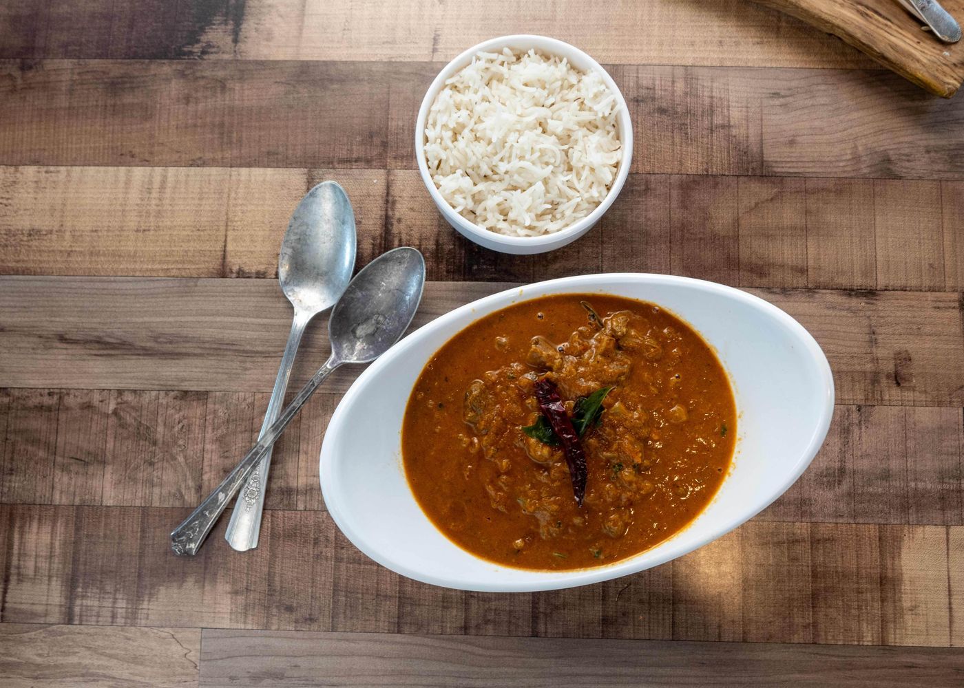Paneer Tikka Masala with rice